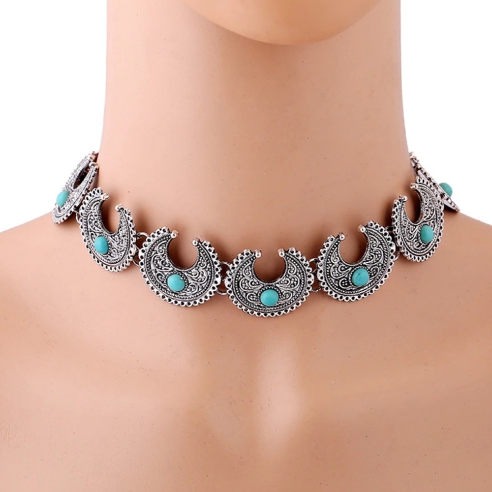 NEW Necklace Choker Boho Gypsy Festival Jewelry - Picture 3 of 3